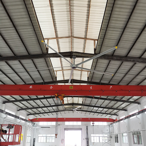 Quạt thông gió HVLS công suất lớn, lưu lượng gió cao, tùy chỉnh, siêu bền, dùng cho nhà kho lớn, kích thước 8-10ft, OEM 2025, loại BBW. - Product Image 5