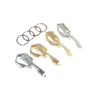 Porte-clés multifonctionnel 24 en 1, outil en alliage de zinc, ouvre-bouteille portable, tournevis, clé à molette, pour le camping en plein air et les voyages - Product Image 5