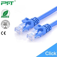 Pabrik produksi RJ45 kabel patch cat5e cat6 jaringan lompat kabel ethernet