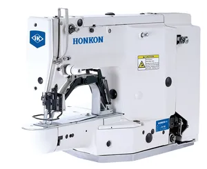 Alta qualità HONKON HK-1850 bianco preciso ad alta velocità bar tacking machine