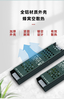 Alimentation LED ultra-mince à découpage, 12V 12.5A 150W, driver AC à tension constante, idéal pour l'éclairage intérieur par ruban LED.