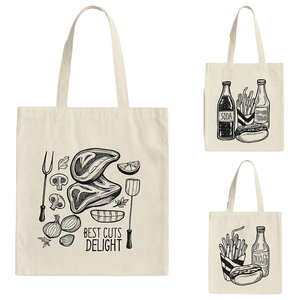 Tùy chỉnh in <span class=keywords><strong>Canvas</strong></span> Tote Bag với dài xử lý sinh thái thân thiện bông mua sắm túi cho quà tặng bao bì - Product Image 1