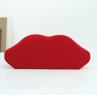 Meubles de canapé de salon en tissu de haute qualité design créatif canapé boca à lèvres rouge