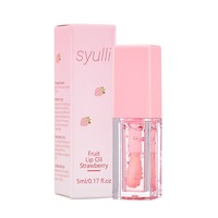 Gloss à lèvres transparent rose changeant de couleur, hydratant, végétalien, imperméable, aromatisé, effet repulpant, 5 ml, OEM/ODM, marque privée