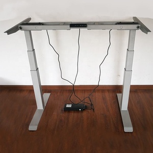 2025 thiết kế mới chân kép điện bàn văn phòng với điều chỉnh chiều cao 3 năm bảo hành - Product Image 2