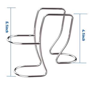 Pince de tuyau d'évacuation de baignoire à linge facile à installer Outils et accessoires de nettoyage ménager pour porte-tuyau de machine à laver - Product Image 2