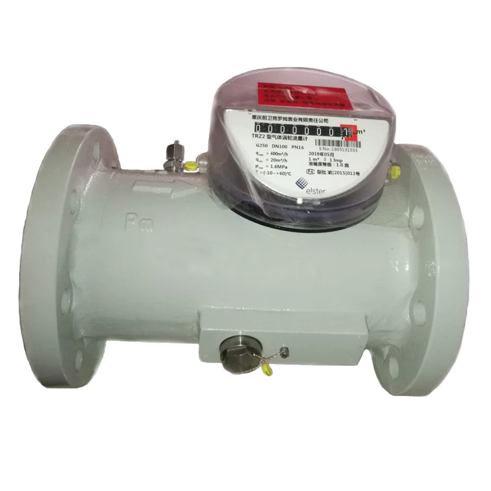 Honeywell Elster TRZ2 Turbine Gás Meter Flowmeter Para Medição De Gás Natural De Alta e Baixa Pressão