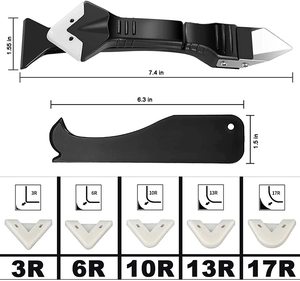 15 Stück Dichtung werkzeuge Edelstahl kopf 3 in 1 Silikon-Dichtung werkzeug Kit Dichtung entferner und Dichtung schaber Set - Product Image 2