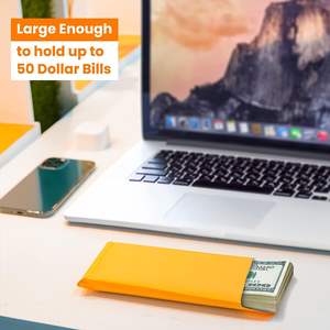 卸売カスタムロゴプリントベージュキャンバス封筒バッグスーツコリス配送封筒プラスチックロゴパッケージ薬封筒 - Product Image 3