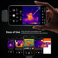Cámara Termográfica Móvil Android GOYOJO 192*192 25HZ para Inspección de Tuberías, Paneles Solares e Instrumentos de Medición de Temperatura