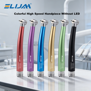 ELIJAH Promotion Pièce à main dentaire électrique haute vitesse 2/4 trous Rainbow Tête standard Intégration CNC Silencieuse 60 dB Roulement en céramique - Product Image 1