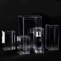 Logo personnalisé transparent pliable étanche rond PVC montres boîtes en plastique PVC PET cosmétiques boîte d'emballage