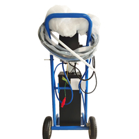 Nouvelle cabine de peinture électrostatique portable automatique pour peinture liquide, composants PLC en fer, équipement de peinture facile à utiliser