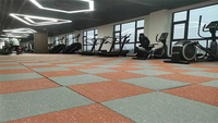 Gym Puzzle Mat Boden Epdm Garage Interlocking Fitness Sheet Langlebige wasserdichte Gummi fliesen