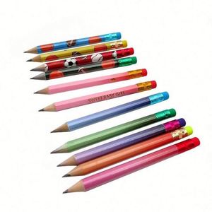 Mini crayons à papier à thème sportif pour enfants, design golf, basketball, football, baseball, pour écrire et dessiner - Product Image 3