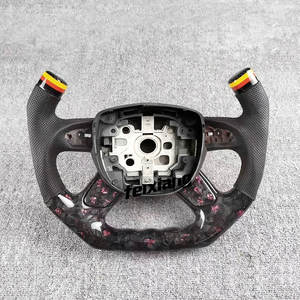 Volante Deportivo de Carreras de Cuatro Radios de Fibra de Carbono y Cuero Personalizado para <span class=keywords><strong>Audi</strong></span> A6/A3/<span class=keywords><strong>A4</strong></span>/A8/TTRS - Accesorio de Mejora para Automóviles <span class=keywords><strong>Audi</strong></span> - Product Image 6