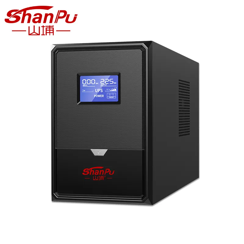 Extra Long 5-Hour Backup Uninterruptible Power Supply  UPS  with LCD Display Single Phase Input Output for Security Camera