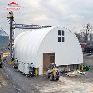 50x100ft OEM/ODM 100-150kmh carico del vento <span class=keywords><strong>tufo</strong></span> capannone Pre ingegneria struttura in acciaio edificio - Product Image 3