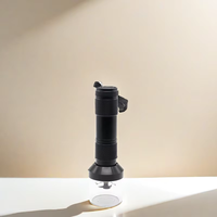 CANNA CNEG004 Broyeur à herbes électrique en aluminium classique - Design moderne, lampe torche intégrée, broyeur à tabac portable avec rangement