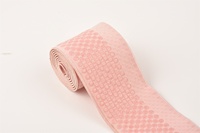 Bande élastique antidérapante écologique personnalisée en usine, technique de tissage colorée, sangle en polyester/nylon