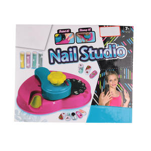 Fashion Kids Make up Kit Beauty Play Set Toy Kid Crea tu propio estilo Nail studio - Product Image 2