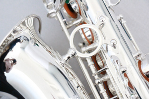 Prix de gros Focus Music Brand <span class=keywords><strong>Instrument</strong></span> à vent Saxophone Alto Mib plaqué argent avec étui de transport et sangle <span class=keywords><strong>Saxo</strong></span> Alto OEM - Product Image 6