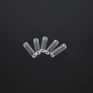 Tube à fumer en verre Les deux extrémités sont ouvertes Cylindre en verre Manchon en <span class=keywords><strong>quartz</strong></span> - Product Image 2