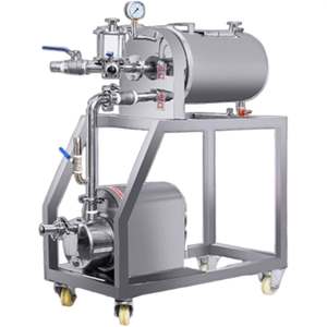 Filtre vertical en diatomite en acier inoxydable de qualité alimentaire pour la brasserie de bière et de vin, le vin jaune fin et les liqueurs rouges - Product Image 1