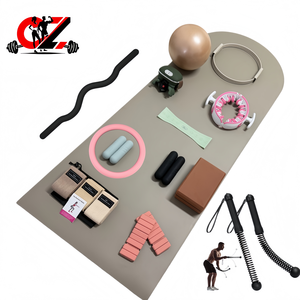 ZJ Customized NEW Ankle Wrist Bangles Barbell Bar Beam Power Ring Silicone Weights Bracelets Yoga Dumbells Pilates Accessories - Product Image 6