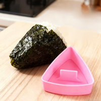 Grand moule japonais triangulaire pour onigiri, kit de formage de boulettes de riz mille-feuille, gadget DIY pour l'emballage de sushi au nori
