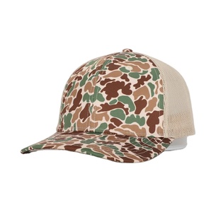 Gorra de camionero bordada con parche tejido de 6 paneles con estampado de camuflaje personalizado de alta calidad para hombre malla 112 impermeable con logotipo personalizado-Venta al por mayor - Product Image 1