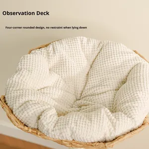 2026 Tiragraffi per Gatti Multipiano, Torre Tiragraffi di Lusso Moderna Classica in Legno, Durevole, Ecologica, a 2 Livelli, Grande Formato, Riutilizzabile - Product Image 4