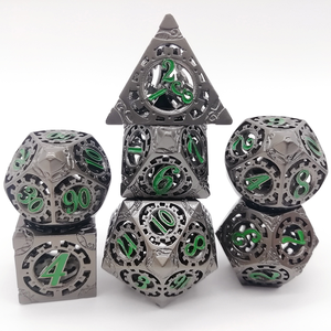 Bestseller <span class=keywords><strong>DND</strong></span> <span class=keywords><strong>5e</strong></span> Polyedrisches Würfelset Maschinell Bearbeitete Hohle Metallwürfel für <span class=keywords><strong>Dnd</strong></span> Tischspiele - Product Image 6