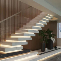 VIKO 2023 – escalier suspendu en chêne moderne pour maison, escalier flottant