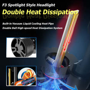 Fari LED F3 20000lm H7 per Auto, <span class=keywords><strong>Accessori</strong></span> H4 H7 H8 H9 H11 H1 H3 9006 9006 5202, Fari LED Super Luminosi 90W H7 - Product Image 3