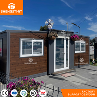 Casas Plegables y Expandibles para Jardín de 20, 30 y 40 pies, Casa de Huéspedes Moderna y Lujosa de 2 Dormitorios, Alquiler Airbnb con Cocina y Baño