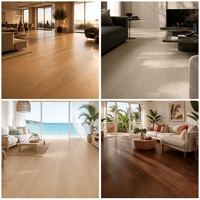 Parquet en bois d'ingénierie moderne en chêne blanc pour l'intérieur des maisons, fournisseur en gros pour projets résidentiels