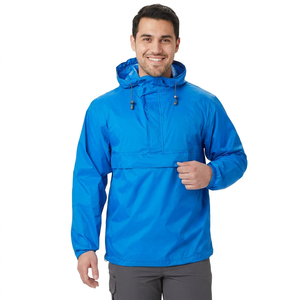 Veste de survêtement imperméable personnalisée, polyester, nylon, haute qualité, fermeture éclair intégrale, softshell, coupe-vent, veste de survêtement pour homme, 2026 - Product Image 1