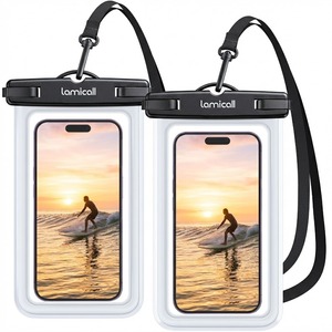 Lamicall PRAB01 Large Waterproof Phone Holder IPX8 Dry <strong>Bag</strong> Underwater Case Pouch <strong>Mobile</strong> Cover With Lanyard for <strong>4</strong>.7-7 Inch Phone - Product Image 1