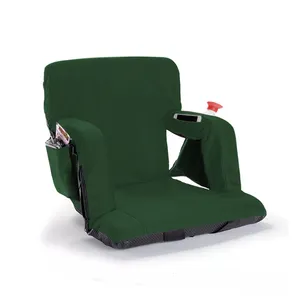 Assento portátil do estádio do alvejante, cadeiras dobráveis do estádio com apoio para braço