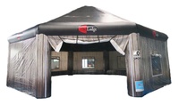 Tente de camping en bois gonflable, grande dôme, pour activité en plein air, médical,