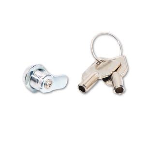 Serrures à came Euro CANISS en acier durable et matériaux PC, avec clé, pour portes, en alliage de zinc chromé, 10 mm - Product Image 3