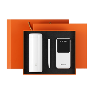 Juego de Regalo Premium de Lujo 3 en 1 con Logotipo Personalizado, Termo, Bolígrafo y Banco de Energía para Trabajadores - Product Image 1