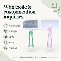 Nouvelle Brosse de Toilettage Douce pour Chien, Écologique et Confortable, en Plastique, pour Éliminer les Poils d'Animaux – Offre Spéciale