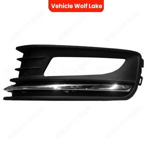 Bezel de phare antibrouillard pour véhicule Wolf Lake, pour Vw Polo Sedan 2016 2019, matériau ABS chromé - Product Image 3