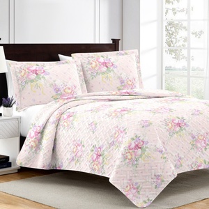 3 mảnh sang trọng hoa mềm mô hình in thiết kế bộ đồ giường đặt - Product Image 6