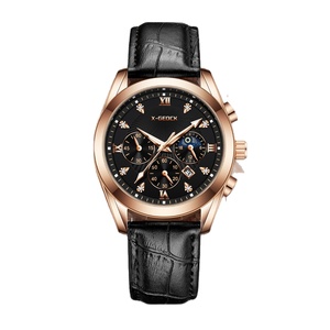 X-GEQCK Orologio al Quarzo da <span class=keywords><strong>Uomo</strong></span> in <span class=keywords><strong>Acciaio</strong></span> Inossidabile, Lussuoso <span class=keywords><strong>Cronografo</strong></span> Sportivo Impermeabile Personalizzabile - Product Image 5
