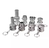 Services de coulée en acier inoxydable 316 personnalisables-connecteur rapide C + E modèle de filetage NPT à verrouillage à came pour raccords de tuyauterie à tête de gaz d'eau