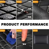 Tapis de sol en cuir 5D OEM pour Ford F150 Everest Territory Explorer Fusion Fiesta Escort Kuga Focus 3 Mustang