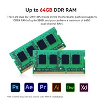 Beelink SER5 PRO Mini PC AMD Ryzen 5 5625U 6C/12T 16GB 480GB SSD 2.5G LAN WiFi 6 BT5.4 Triple Display Business Office Desktop Pc
